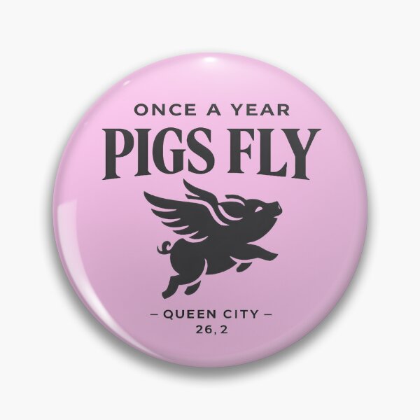 Item preview, Once a Year Pigs Fly  designed and sold by postmarkpaw.