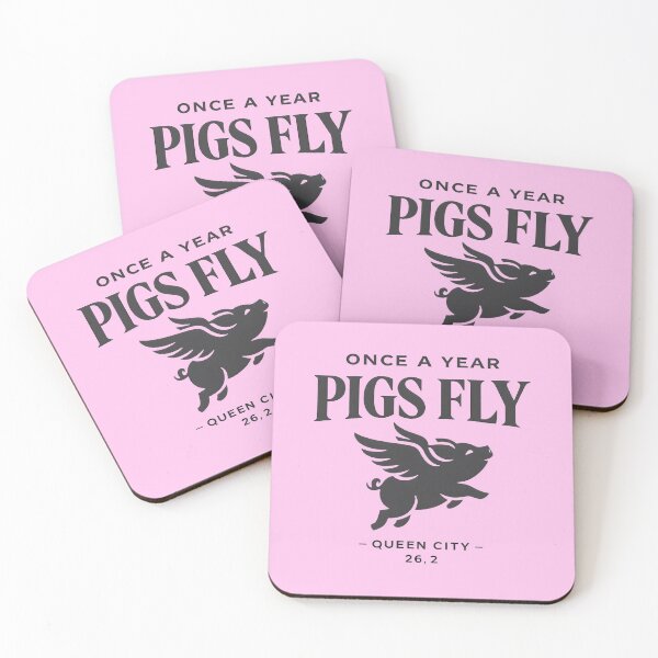 Item preview, Once a Year Pigs Fly  designed and sold by postmarkpaw.