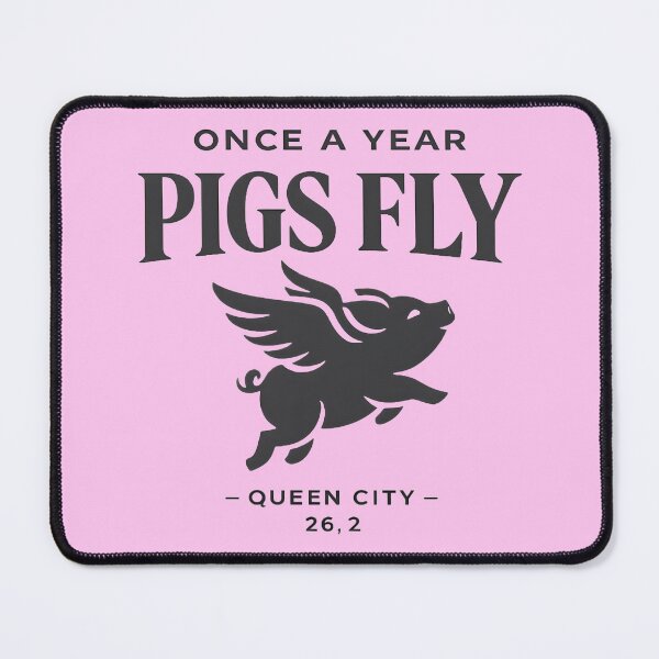 Item preview, Once a Year Pigs Fly designed and sold by postmarkpaw.