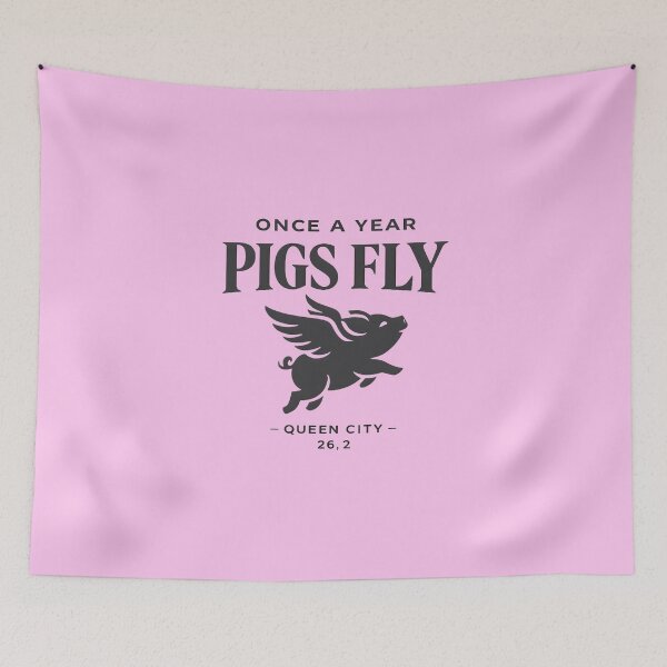 Item preview, Once a Year Pigs Fly  designed and sold by postmarkpaw.