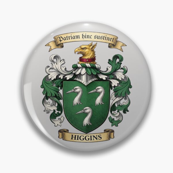 Item preview, The Higgins Family Coat of Arms designed and sold by BagTown Clans.