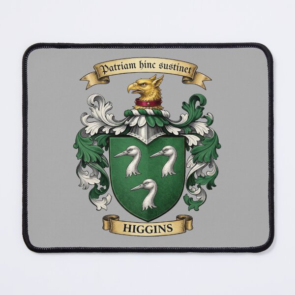 Item preview, The Higgins Family Coat of Arms designed and sold by BagTown Clans.