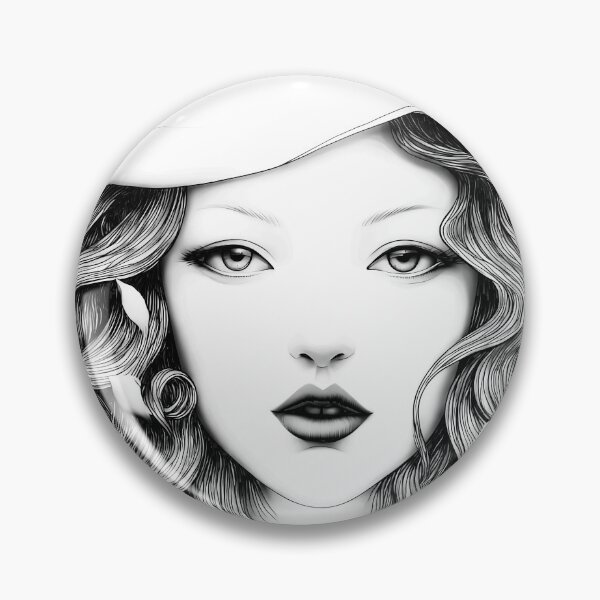 Item preview, Beautiful White Witch Whimsical Black And White Portrait designed and sold by Shoot-The-Moon.