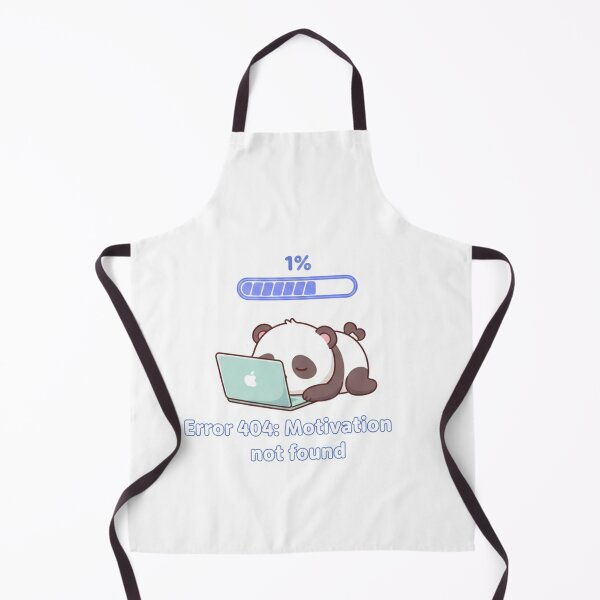 Item preview, Error 404 Motivation Not Found Funny Panda Remote Work Sticker Burnout Humor designed and sold by ZYNORAworld.