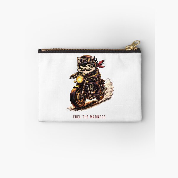 Item preview, Meaw Raider – Chaos Speed Cat Biker Collection designed and sold by WorkXPlay.