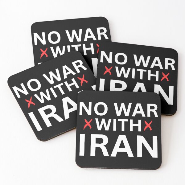 Item preview, No War With Iran designed and sold by ANNINOART ⭐⭐⭐⭐⭐.