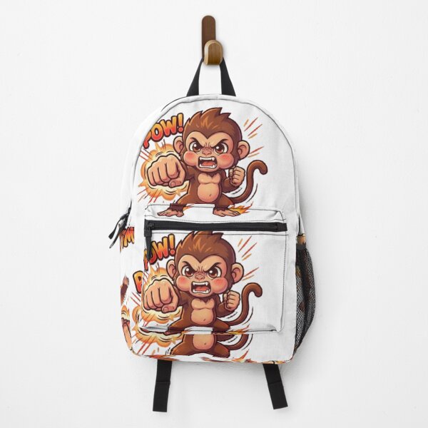 Item preview, punch monkey art designed and sold by JordanInk Studio.