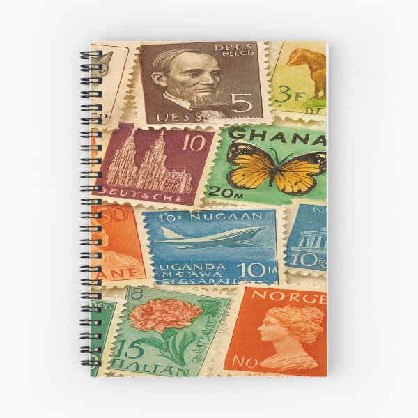 Item preview, Global Stamp Collage – Overlapping Vintage Postage from Around the World designed and sold by nigejohn.