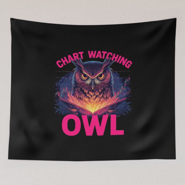 Item preview, Chart Watching Owl designed and sold by KapiPrint.