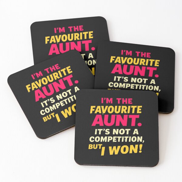 Item preview, Favorite Aunt Competition Winner Quote designed and sold by Zakrytos ★★★★★.