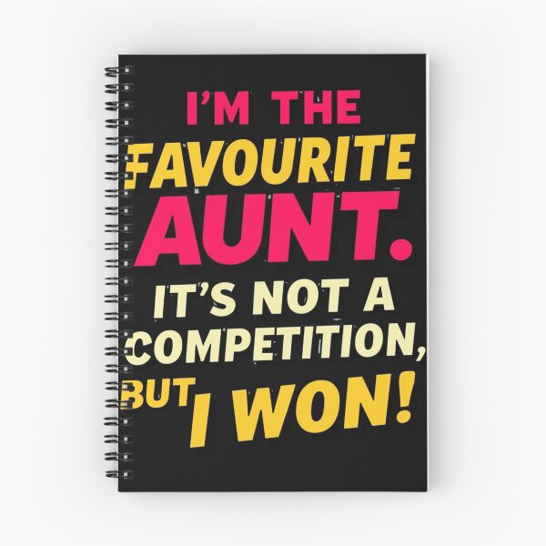 Item preview, Favorite Aunt Competition Winner Quote designed and sold by Zakrytos ★★★★★.