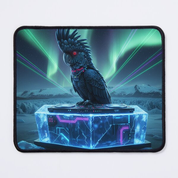 Item preview, Palm Tech Iceland - Cyberpunk Aurora Borealis & Glacial Tech Art designed and sold by codex antique.