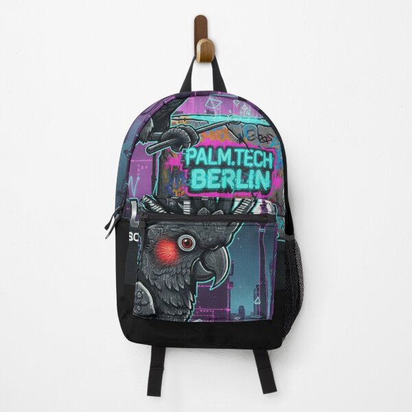 Item preview, Palm Tech Berlin - Cyberpunk Wall Graffiti & Brutalist Techno Art designed and sold by codex antique.