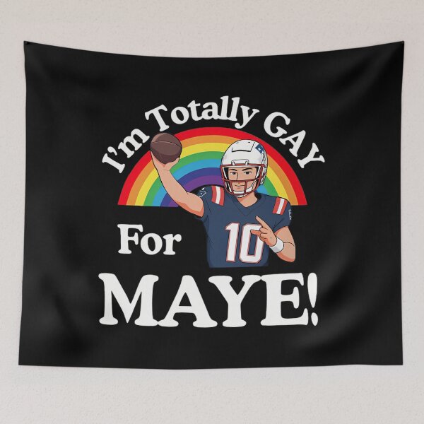 Item preview, Drake Maye Gay For Maye New England Football designed and sold by Tarunnagar2005.