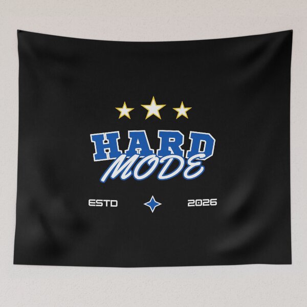 Item preview, Hard Mode – Bold Motivational Typography Shirt designed and sold by Mouad-Doadi.