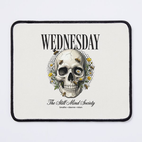 Item preview, Wednesday: Still Mind Skull Bloom designed and sold by Markhor Supply.