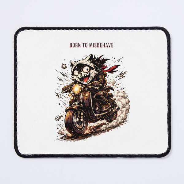 Aperçu de l'œuvre Meaw Raider – Collection Chaos Speed Cat Biker créée et vendue par WorkXPlay.