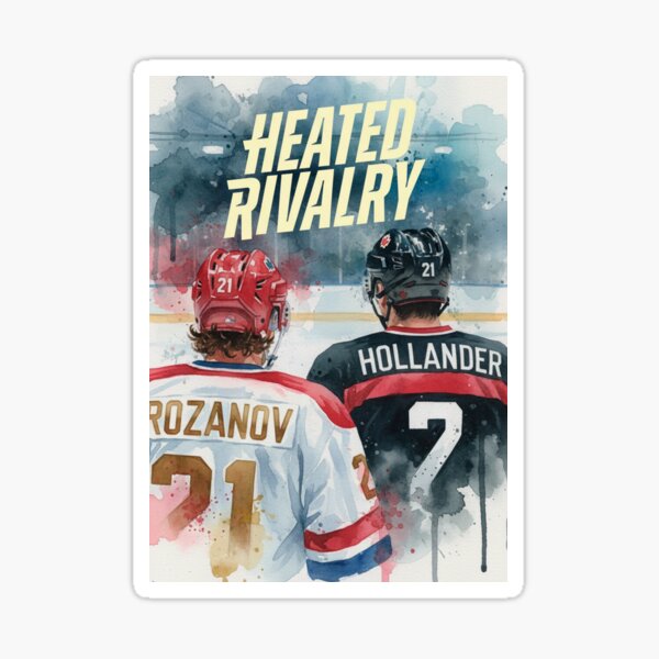 Heated Rivalry tv show poster Sticker