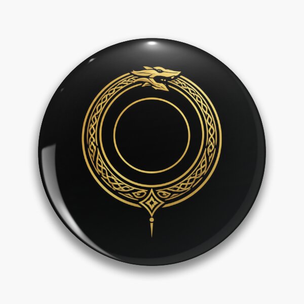 Item preview, Viking Ouroboros Symbol Shirt – Norse Serpent Gold Emblem by Oblivion Rise designed and sold by OblivionRise.