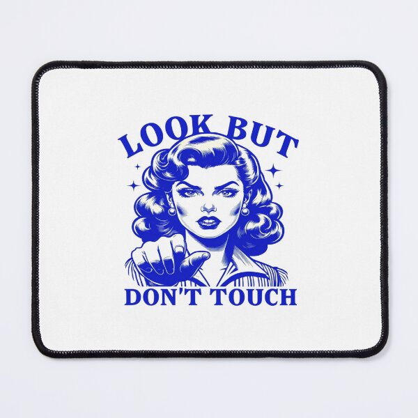 Item preview, Retro “Look But Don’t Touch” Woman Art – Bold Feminine Empowerment Pop‑Art Statement Design designed and sold by Bright Nest Studio.