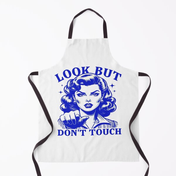 Item preview, Retro “Look But Don’t Touch” Woman Art – Bold Feminine Empowerment Pop‑Art Statement Design designed and sold by Bright Nest Studio.