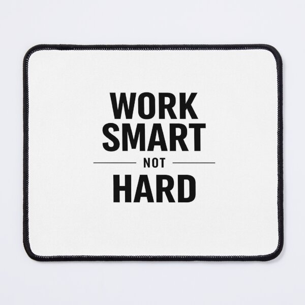 Item preview, Work Smart Not Hard Poster – Minimalist Office Wall Art Motivation Print designed and sold by Talkdesign.