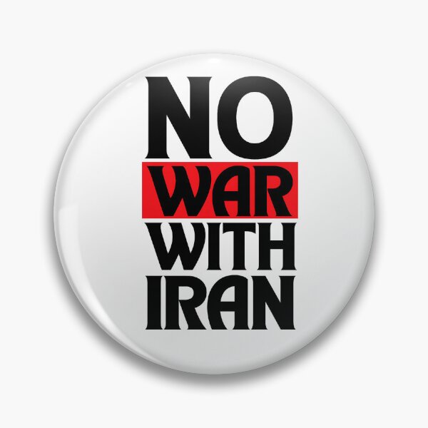 Item preview, No War With Iran Protest Typography designed and sold by vogelnerves.