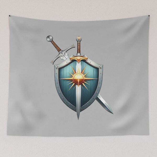 Item preview, Sword and shield designed and sold by maistendencias.