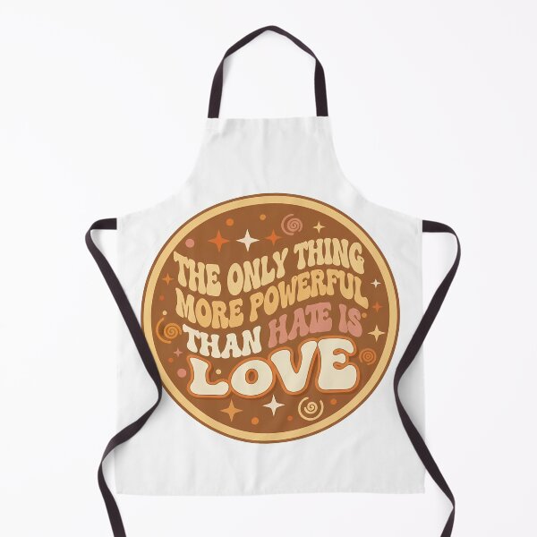 Item preview, The Only Thing More Powerful Than Hate Is Love Retro Sticker designed and sold by Lu7u.