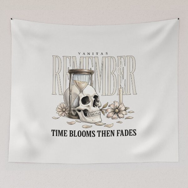 Item preview, Vanitas Reminder: Time Blooms, Then Fades designed and sold by Markhor Supply.