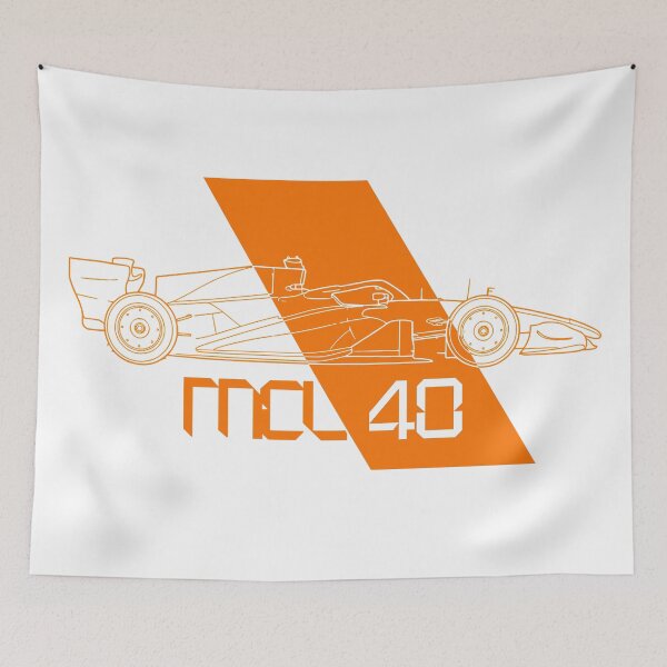 Item preview, Mclaren MCL40 F1 Car Papaya White 2026 Blueprint designed and sold by Pink Polar F1.