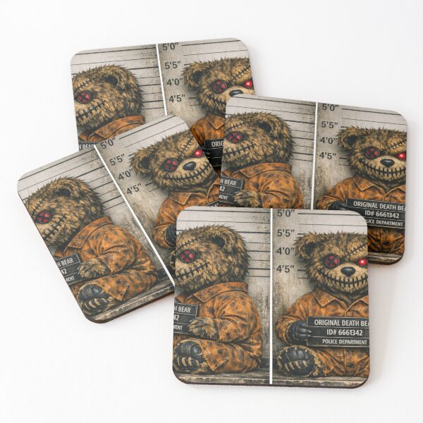 Item preview, Original Death Bear Police Mugshot designed and sold by Gunnar Hermansen.
