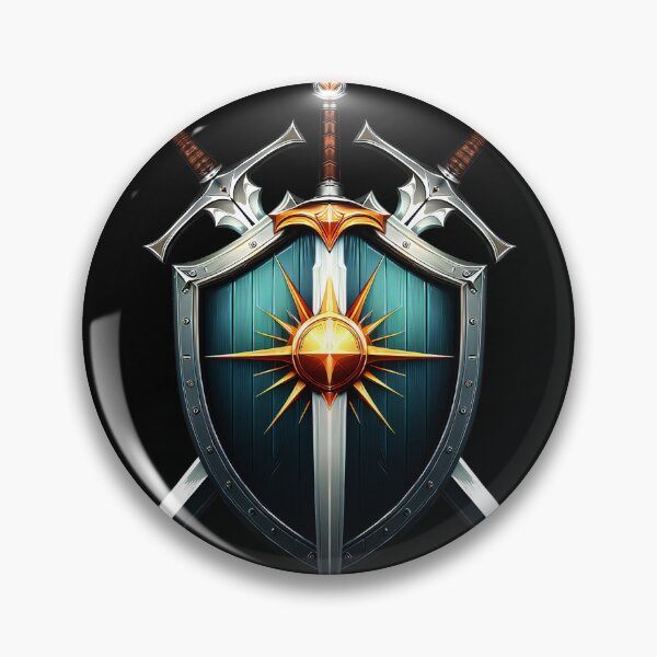 Item preview, Sword and shield designed and sold by maistendencias.