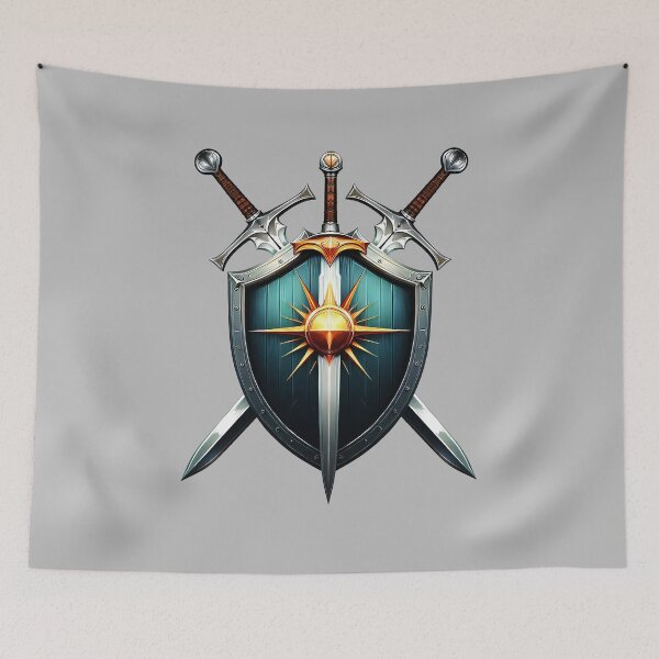 Item preview, Sword and shield designed and sold by maistendencias.