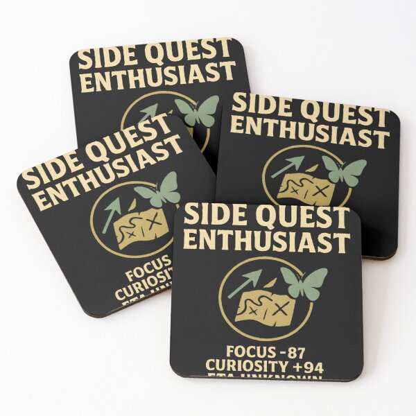 Item preview, Side Quest Enthusiast – RPG Humour Tee for Adventurers designed and sold by WhisperFrame.