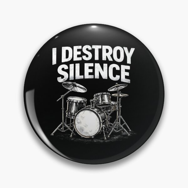 Item preview, I destroy silence funny drumming designed and sold by JODYSMORGAN.