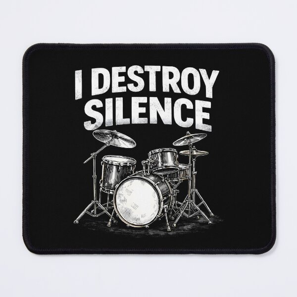Item preview, I destroy silence funny drumming designed and sold by JODYSMORGAN.