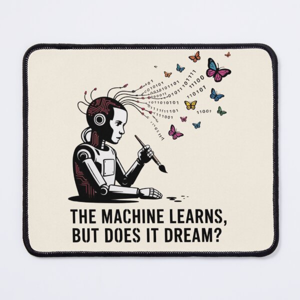 Item preview, Machine Learning - The Machine Learns, But Does It Dream? designed and sold by 123ks.