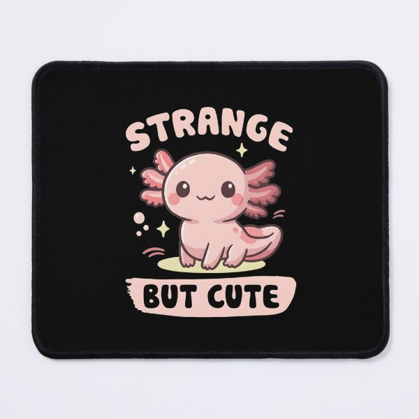 Item preview, Strange But Cute Axolotl - Kawaii Aesthetic Pink Salamander designed and sold by haitrieuic96.