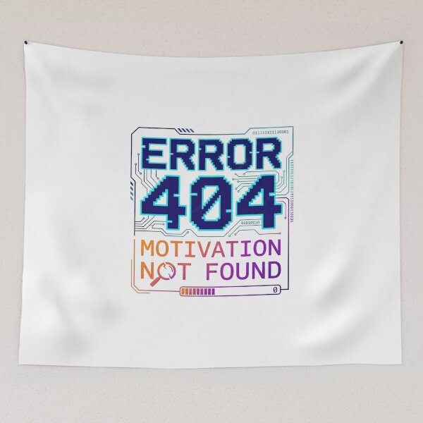 Item preview, error 404, 404 error, not found, motivational, error designed and sold by TrueArtVibes.