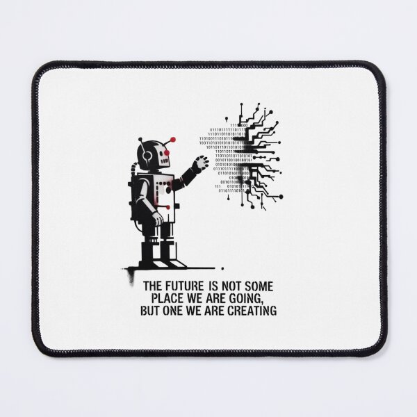 Item preview, Banksy AI - The future is not some place we are going, but one we are creating designed and sold by 123ks.