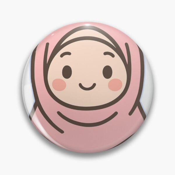 Item preview, Alhamdulillah Cute Muslim Sticker designed and sold by StickerMoodLab.