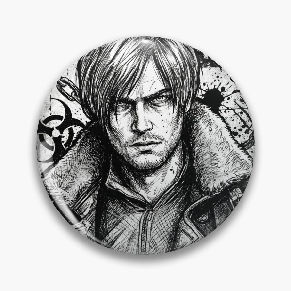 Item preview, Leon S Kennedy Resident Evil Requiem BW Deisgn designed and sold by Senpaiwaves.
