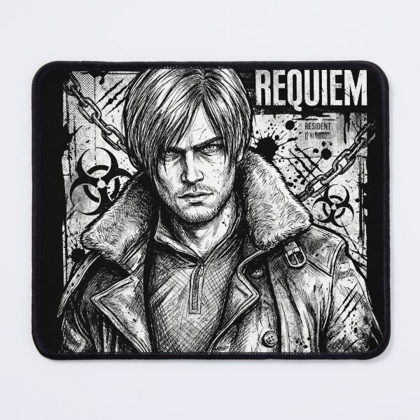 Item preview, Leon S Kennedy Resident Evil Requiem BW Deisgn designed and sold by Senpaiwaves.