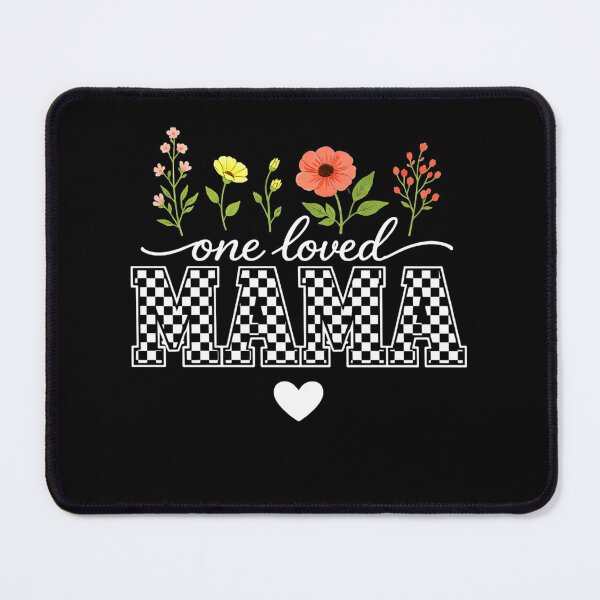Item preview, One Loved Mama Mother's Day Mom Funny Checkered Floral designed and sold by clothesy7.