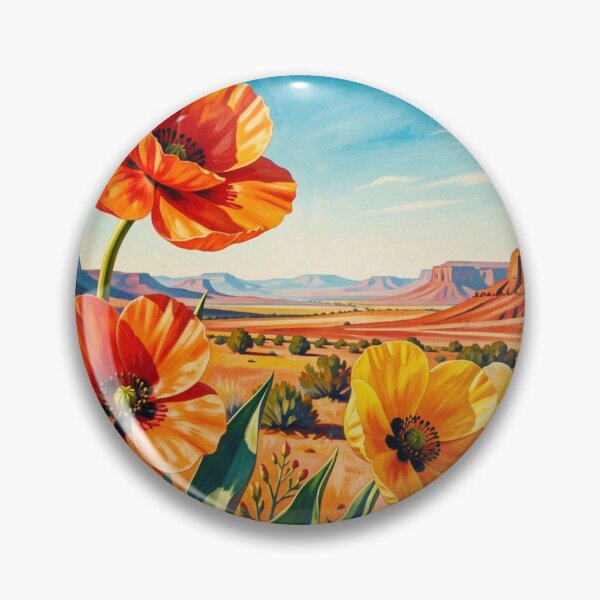 Item preview, Desert Bloom Art in Vibrant Modern Colors and Organic Southwest Shapes designed and sold by FotoworldEdel.