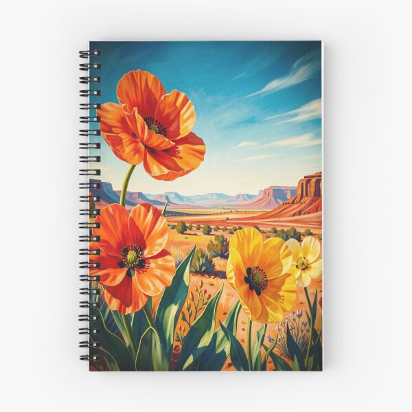 Item preview, Desert Bloom Art in Vibrant Modern Colors and Organic Southwest Shapes designed and sold by FotoworldEdel.