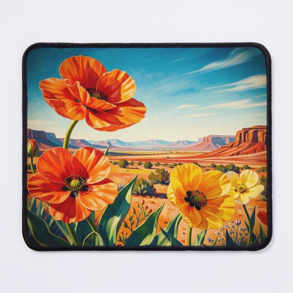 Item preview, Desert Bloom Art in Vibrant Modern Colors and Organic Southwest Shapes designed and sold by FotoworldEdel.