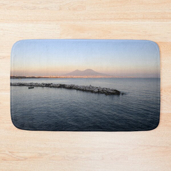 Item preview, Pastel Sunset Naples Bay with Mount Vesuvius designed and sold by Anita's & Bella's Art.
