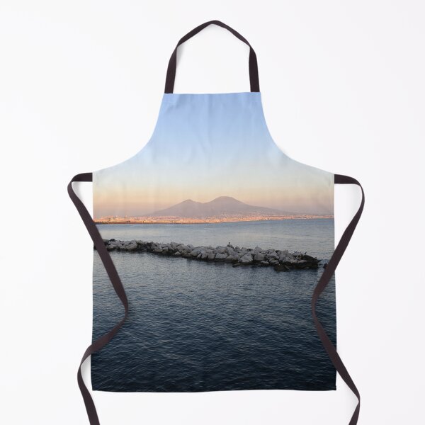 Item preview, Pastel Sunset Naples Bay with Mount Vesuvius designed and sold by Anita's & Bella's Art.